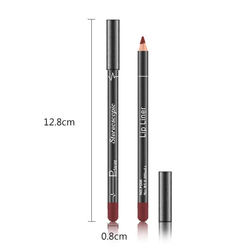 12 Shades Lip Liner Pencils - Premium Lip liner from My Store - Just $25.78! Shop now at Vior Paris