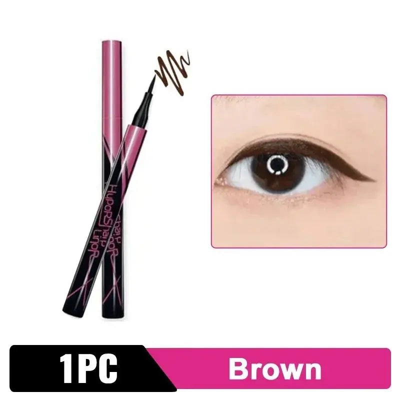 Black Liquid Eyeliner Waterproof Eyeliner Pencil 36H Long-Lasting Liquid Eye Liner Pen Quick-Dry No Blooming Cosmetics Tool - Vior Paris