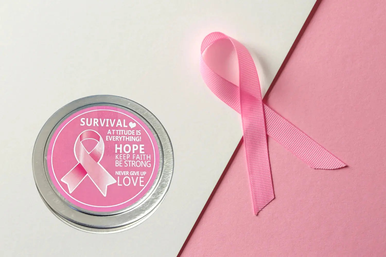 Breast cancer Awareness Gift Box - Hope for a warrior / a survivor / a mother - this is a support care pamper package -  Natural Lavender Bath & Body Relaxing Package Vior Paris