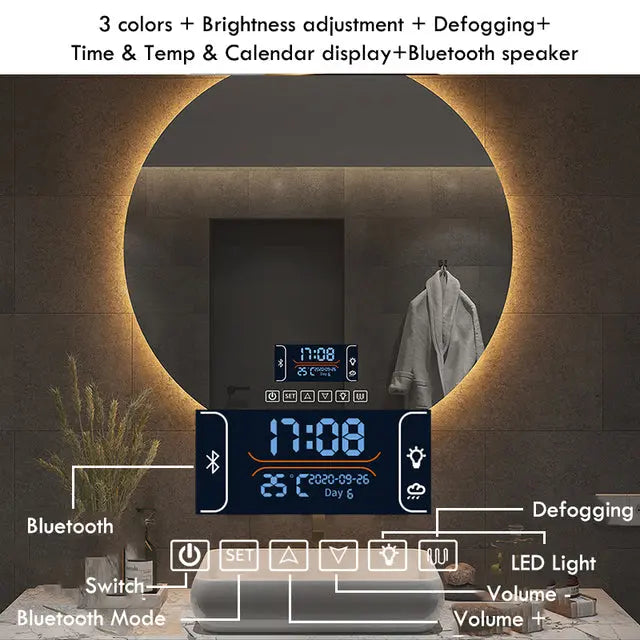 LED Bathroom Mirror - Vior Paris