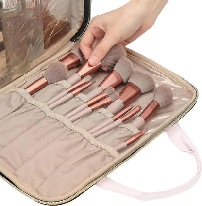 Portable Pink Makeup Organizer Vior Paris