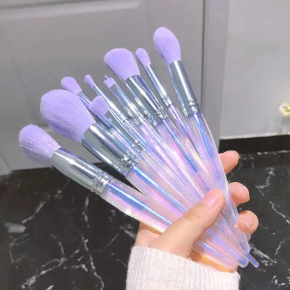 Purple Makeup Brush Set Vior Paris