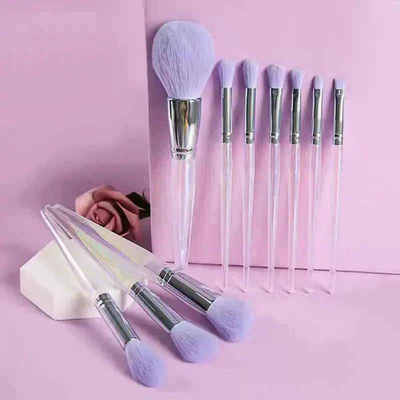 Purple Makeup Brush Set Vior Paris