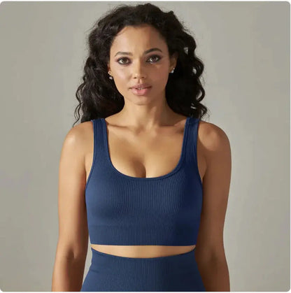 Seamless Knitted Sports Bra for Yoga & Fitness Vior Paris