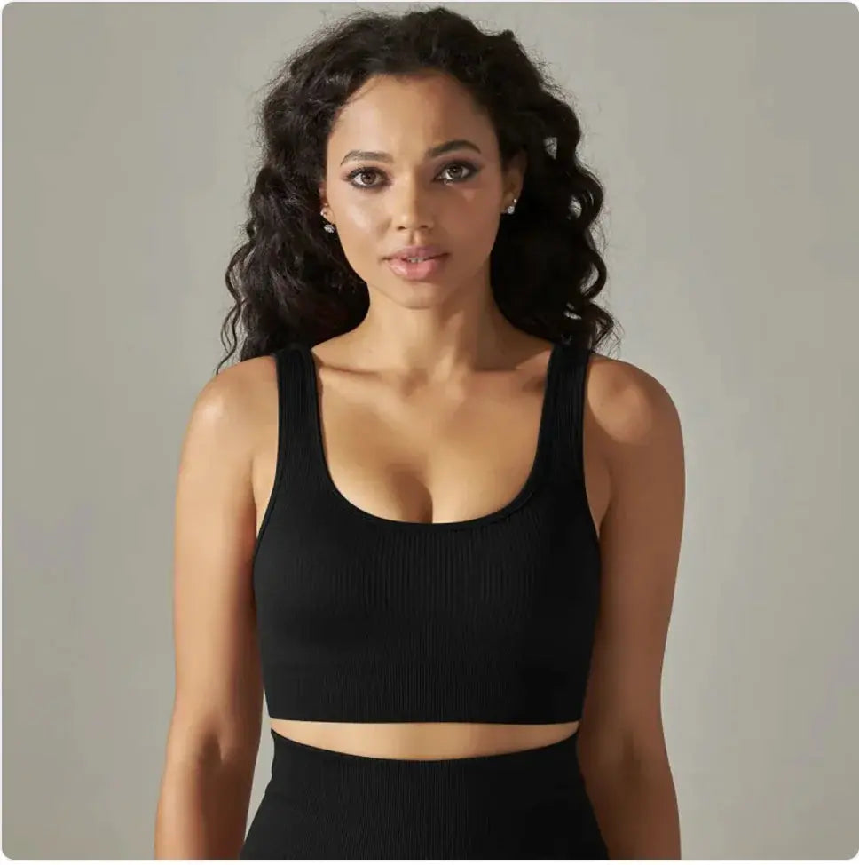 Seamless Knitted Sports Bra for Yoga & Fitness Vior Paris