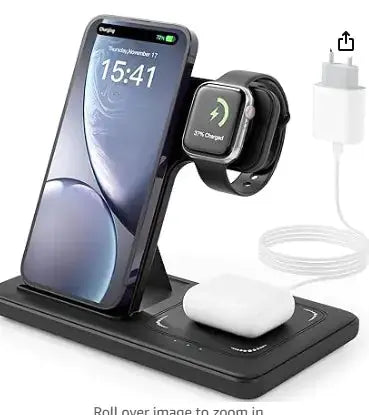 Three-in-one Wireless Charging Magnetic Bracket Vior Paris